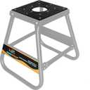GRAND PITSTOP Motorcycle & Powersports Maintainence Stand Dirt Bike Stand,Universal Detachable Powder Coated non Slip Off Road Steel Heavy Duty Dirtbike Maintenance Motorcycle Box Stand (Silver)