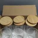 Glass Food Storage Containers with Lids,6-Pack Pantry Storage Canisters Set,32 Ounces Kitchen Jars for Flour,Sugar,Salt,Coffee Beans,Cereal,Spice,Creamer & Overnight Oats