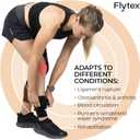 FLYTEX Knee Compression Sleeves Pain & Injury Relief for Knees Osteoarthritis, Meniscus Tear, Cruciate Ligament, IT Band Syndrome Ideal for Running, Hiking, Cycling, Fitness, Basketball, 3XL