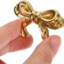 DOITOOL Vintage Bowknot Cabinet Pull Handles 1.96X1.37X3.93In Metal Drawer Knobs Set of 4 for Dressers Cupboards Decorative Hardware