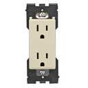 Leviton Renu Tamper-Resistant Outlet, 15-Amp, 125VAC, RER15-WG, Whispering Wheat
