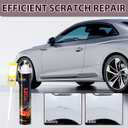 3 x Pure White Touch Up Paint for Cars, Auto Pure White Car Paint Touch Up Pen, Two-In-One Car Scratch Repair Pen, Quick & Easy Solution to Repair Minor Automotive Scratches Touch Up Paint Pen 12ML(White)