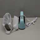 Yomelo 9-Speed Digital Hand Mixer Electric, 400W Powerful DC Motor, Hand Mixer Electric Handheld with Snap-On Storage Case, 5 Stainless Steel Accessories, Beaters, Dough Hooks, Whisk(Ice Blue/Black)