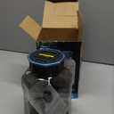 X-Large Piggy Bank for Adults Kids, Vcertcpl Digital Coin Counting Bank with LCD Counter, 2.4L Capacity, Great Coin Counter Bank Money Counting Jar with Total Amount Displayed (Gray2, X-Large)