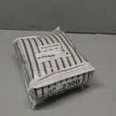 Rust Brown and White Striped Shower Curtain Abstract Classic Vertical Stripe Graphic Geometric Lines Modern Minimalist Bath Curtain Fabric Bathroom Accessories Decor with Hooks 70W x75L