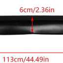 Ejoyous Universal Car Rear Trunk Spoiler, Rear Roof Trunk Spoiler Lip Tail Wing Rubber Glossy Black Anti Universal for Car