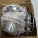 Westbrass A398R-26 1-1/2" NPSM Coarse Thread Mushroom Tip-Toe Bathtub Drain Stopper, Polished Chrome