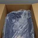 2-Door Top-Load Hard-Sided Dogs, Cats Pet Travel Carrier, Gray & Blue, 22.8"L x 15.0"W x 13.0"H