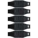 Barklincharm 5 Pack Dog Diapers Male, High Absorbing Dog Wraps, Belly Bands for Male Dogs with Incontinence or Frequent Urination, Doggie Diapers S, Black