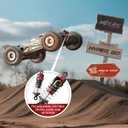 HYPER GO H16PL 1/16 RTR Fast Brushless RC Buggy for Adults, Max 38 mph RC Truck, 4WD High Speed Racing Car with 2S 2000 mAh Battery for RC Basher