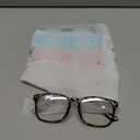 Blue Light Glasses for Woman Men | 99% Blue Light Blocking Glasses for Computer Gaming TV Phone Screen Square Frame | Anti Eyestrain & UV Glare Protection - 5 Pair (5 Pack Mix Color-3)