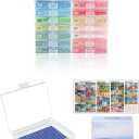 YBUTVY Diamond Art Trays with Lids, 20PCS Diamond Painting Trays with Lids  Diamond Art Storage, Gift Box Diamond Painting Accessories for Diamond Art Beads