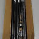 ENJOYBASICS 2 Pack Adjustable Spring Tension Curtain Rods 32 to 66 Inches, Stainless Steel Matte Black Shower Rod No Drilling for Window, Bathroom, Closet, Room Divider, 7/8" Diameter