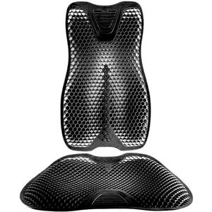 Silicone Seat,Car Chair Back Cushion,Cooling seat Cushion Thick Big Breathable Honeycomb Design Absorbs Pressure Points Seat Cushion with Non-Slip Cover Gel Cushion for Office Chair Home Car seat