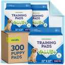 Puppy Pads Pet Pee Pads for Dogs & Puppy Training [300-COUNT] Potty Pads for Dogs 22" x 22" Leak-Proof Dog Pee Pads - Quick-Dry Surface - Heavy Duty Absorbent Disposable Dog Wee Pad Bulk Pack