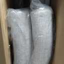 Nathan James Dahlia Counter Height Chair, Modern Barstool with Back, Mid-Century Metal Legs and Padded Cushion for Kitchen, Island and Bars, Light Grey/Black, Set of 2 (Feather Gray-matte Black)