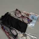 6 Pack Oprah Style Reading Glasses for Women Blue Light Blocking Computer Square Readers with Spring Hinge (Mix Color-5, 4.0, x)