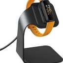 NANW Charger Dock Compatible with Fitbit Inspire 3, Charger Stand Charging Cable Station Base Cradle with 4.5ft USB Cord Replacement Accessories for Inspire 3 Smartwatch, Black