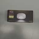 EZVALO LED Puck Lights, 6Pack Rechargeable Battery Touch Light, 2.5'' Mini Tap Lights, Wireless Closet Light, Under Cabinet Lighting, 3 Color & 83 RGB, Sitck On Lights for Kitchen,Pantry,Shelves (White)