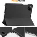4 x Smart Case for Xiaomi Redmi Pad SE 8.7'' 2024, Ratesell Lightweight Trifold Stand Smart Case Cover with Auto Wake/Sleep for Xiaomi Redmi Pad SE 8.7'' Black