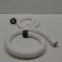 2 Pcs Pool Hoses for Above Ground Pools 1 1/2 Inch Diameter 59" Long Pool Pump Hose Replacement Filter Pump Hose Accessories (White)