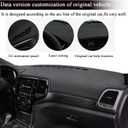 Rifoda Dash Cover Mat Fit for Jeep Grand Cherokee 2011-2021 Leather Material Nonslip Dashboard Protector Sunshade No Glare Cover pad Black Stitching (NOT for Jeep Cherokee & Grand Cherokee L)
