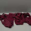 Curvy Lady's Strappy Lingerie For Women, Plus Size Exotic Garter Thong, BBW Halter Gifts For Him 3 Piece Set, 2XL