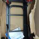 Pyle Compact Folding Adjustable Equipment Dolly - Heavy Duty 8-in-1 Convertible Cart Hand Truck/Dolly/Platform Cart with R-Trac Wheels - Expandable Up to 25.24" to 40.24" - 200 LBS MAX Load Capacity