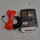 EL Wire Interior Car LED Strip Lights, USB Car Neon Light Strip with Sewing Edge, 16FT Neon Light 5V with Fuse Protection, Electroluminescent Car Indoor Decorations (Red)