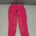 SANTINY Girls Horse Riding Pants with Zipper Pockets Kids Stretchy Equestrian Breeches Knee-Patch Youth Schooling Tights, XS