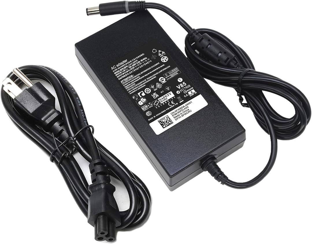 DECSZDY 240W 19.5V 12.3A Laptop Charger Compatible with Dell Alienware M17 R1 R2 R3 R4 R5 M17X R2 R3 M18X Area-51m G5 G7 Adapter Power