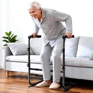 FORTEMOTUS Couch Stand Assist with Soft & Wide Handle, Height & Width Adjustable Sofa Stand Assist for Elderly, Seniors, Pregnancy Women and Disabled, Holds up to 350 lbs
