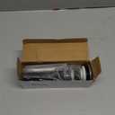 Bathroom Sink Drain,Drain Stopper Bathroom Sink Without Overflow,Pop Up Drain Assembly with Detachable Strainer Basket,Built-in Anti-Clogging, Stainless Steel Nut Mattle Black (Matte Black-big Cap)