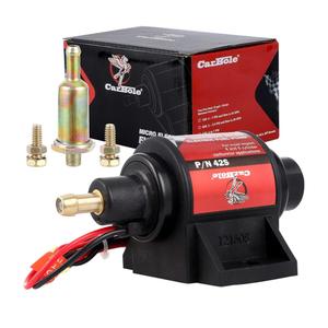 CarBole Gasoline Electric Fuel Pump Universal 5/16 Inch Inlet and Outlet Inline 12V 1-2A 28GPH 2-3.5P.S.I. Operating Fuel Pressure