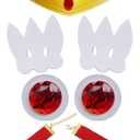 6Pack Moon Hair Clips Accessories set for Girl and Women