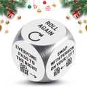 Santa Swap Gift Exchange Dice, White Elephant Game Dice, Christmas Games for Family Party, Funny Christmas Party Game Gift, Family Games for Game Night, Stocking Stuffers for Women Men Adults Friends