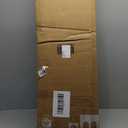 GLACER Floor Storage Cabinet, Freestanding Wooden Bathroom Cabinet with Two Removable Drawers, Ideal for Bathroom, Living Room, Bedroom or Baby’s Room, 12 x 12 x 35 inches (White)