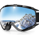 findway Ski Goggles OTG - Over Glasses Snow/Snowboard Goggles for Men, Women & Youth - 100% UV Protection
