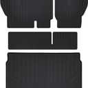 AUXKO All Weather Upper Cargo Mat Backrest Mat for Honda CRV 2023-2026 | High Wall,All-Weather,All Season,Odorless,Anti Slip,Rain&Salt Resistant,TPE Material,Black,Accessories,Pet Friendly