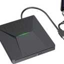 USB 3.0 and TypeC External Bluray Drive, External Bluray Burner and External Blueray/DVD Drive for PC, Blu Ray Disc Reader Compatible with Windows XP/7/8/10, Laptop, Desktop, MacOS for MacBook