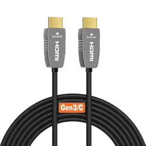 8K Fiber Optic HDMI Cable 3 Feet 48Gbps 8K60Hz 4K120Hz Dynamic HDR eARC HDCP2.2/2.3 for RTX4080/4090/3080/3090, Xbox S/X, PS5/4, AVR, Projector, LG/Samsung/Sony TV