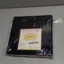 Mellanni Extra Deep Pocket Queen Fitted Sheet - Iconic Collection Bedding Sheets with up to 21 inch Deep Pocket - Soft & Cooling - Fade & Stain Resistant - 1 PC (Queen, Black)