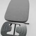 Folding Ironing Board with Grey Fabric Cover & Integrated Iron Rest