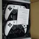 Wireless Retro Game Console , 40000+ Games Retro Gaming Console , Retro Game Stick , Plug & Play Video TV Retro Game Stick , Built-in 64G , 9 Emulators , Premium Gaming Dual Controllers (M15-128G)