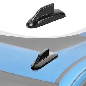 RAZPOY Shark Fin Antenna Base Cover Trim Compatible with Chevy Silverado & Suburban & Tahoe & GMC-Yukon & GMC-Sierra & Cadillac Escalade 2019-2025, Black