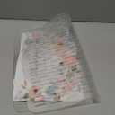 Bligli Mesh Sink Mat, 15.7 x 11.8inch Sink Prtector Mats for Kitchen Sinks, PVC Eco-Friendly Sink Protectors for Bottom of Sink, Fast Draining, Easy Cleaning, Clear