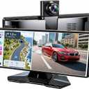 10.26" Wireless CarPlay Screen for Car, Apple CarPlay & Android Auto Screen, Portable Car Stereo with 4K Front Dash Cam & 1080P Backup Camera, Bluetooth, Voice Control, GPS Navigation, Mirror Link