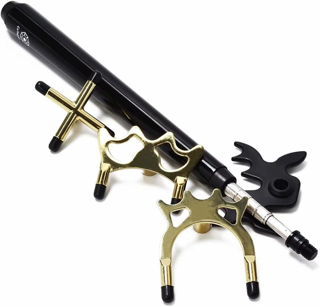 Collapsar Retractable Billiards Pool Cue Stick Bridge with Removable Metal Bridge Head,Billiards Pool Cue Accessory for Pool Table
