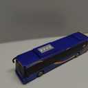Daron MTA Bus  11-Inch Single Bus in New Blue Livery  Officially Licensed Friction-Powered Toy with Rolling Wheels and Functional Doors for Kids Ages 3+