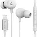 Apple iPhone Earbuds - MFi Certified, Compatible with iPhone 14/13/12/11/Pro Max/Xr/Xs Max/X/8, iPad or iPod Touch - Lightning Port, White